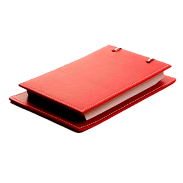 Porta Bloco Argola 200 Folhas Vermelho - Imagem 1