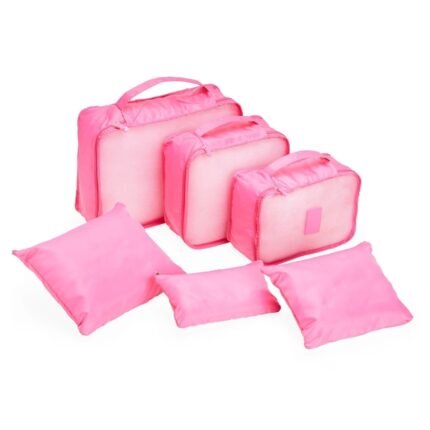 KIT NECESSAIRE 6 PÇS- ROSA