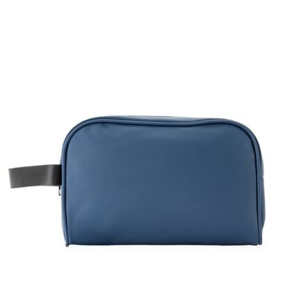 NÉCESSAIRE COURO SINTÉTICO- AZUL