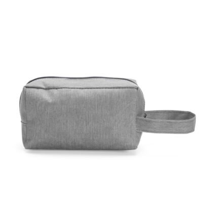 NÉCESSAIRE POLIÉSTER PVC MESCLA- CINZA